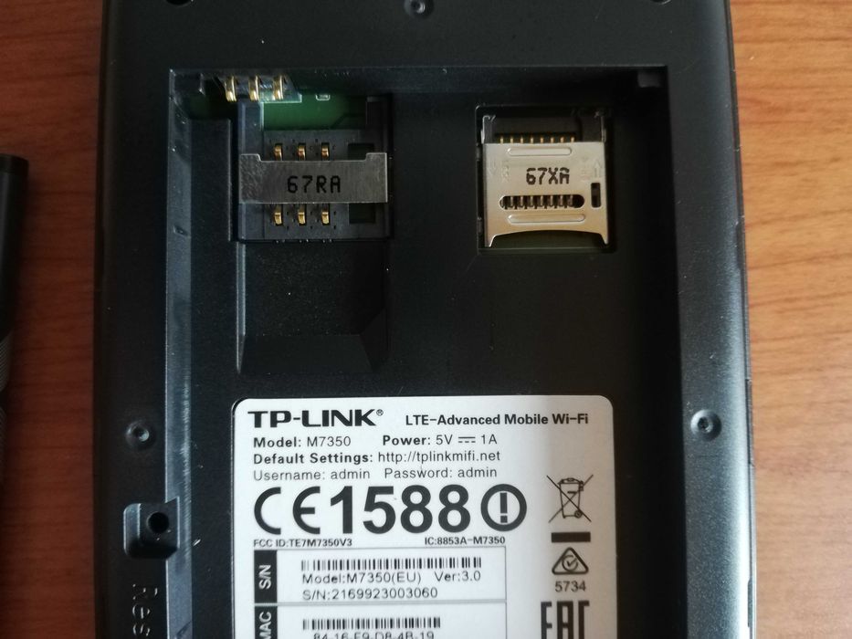 Tp-link M7350 4G Мобилен рутер бисквитка работи с всички оператори