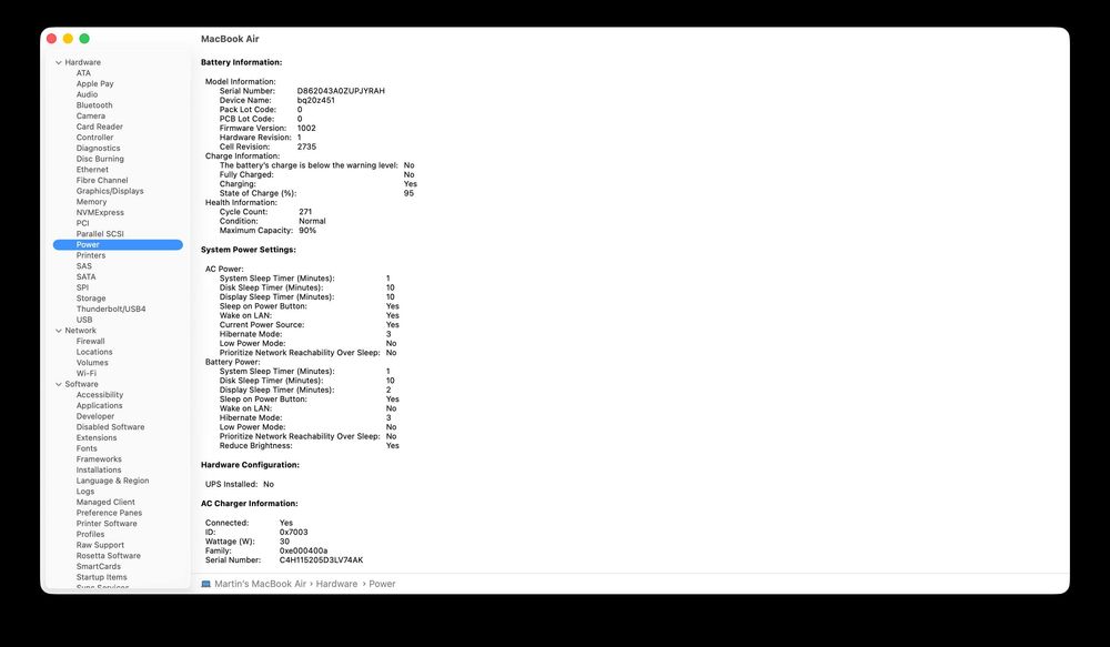 Macbook Air M1 (CTO) 8C/8C/16GB/512GB