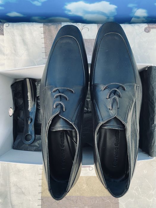 Мужские кожаные туфли. Giovane Gentlle. Италия. Новые. Размер 43-44.