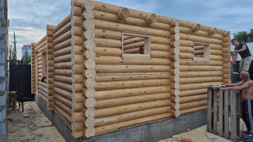 Срубы беседок, бань, домов, МАФов.