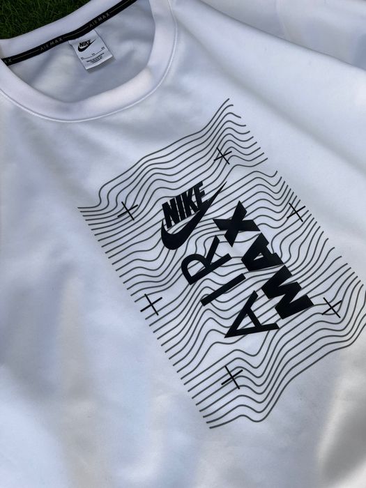 Мъжка блузка : Nike Sportswear Air Max Sweatshirt White XL