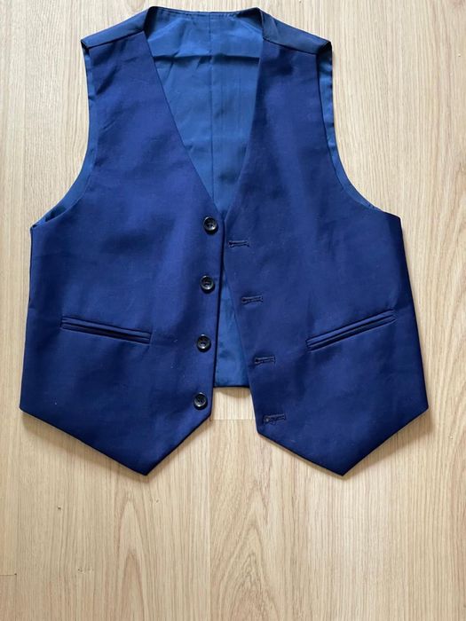 Костюм с шелковым воротом 134-140