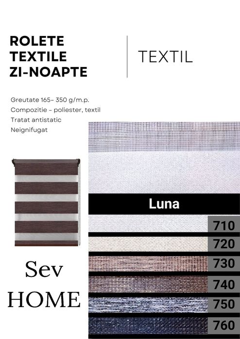 Rolete textile cu montaj in București și Ilfov