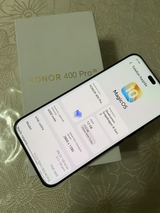 Honor 400 pro 12/512 gb