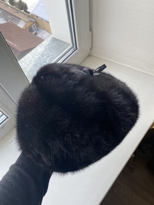 Норковая шапка мужская