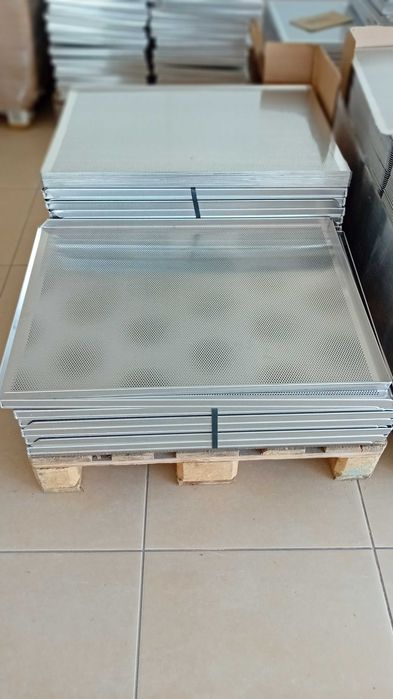 Алуминиеви тави 58х78см, 3 рамена, с перфорация