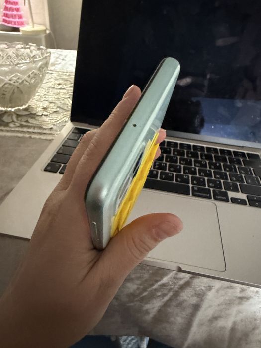 Samsung A12 берюзовый работает