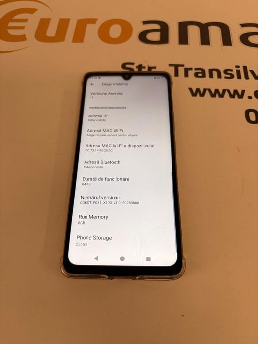 Telefon Cubot X100, 5G, Auriu, 6.88", 8GB RAM, 256GB ROM -T-