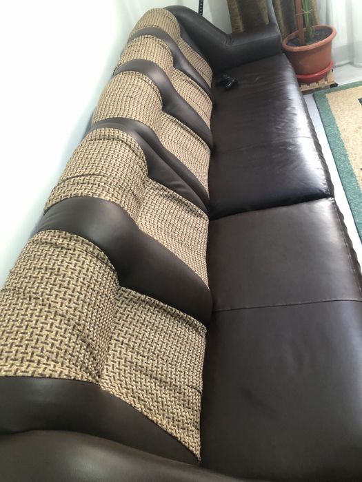 Canapea dubla extensibila cu pat si spatiu depozitare