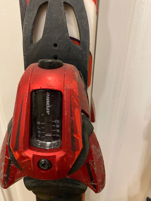 Състезателни ски GS, oбувки FISCHER, протектор за гръб Icetools