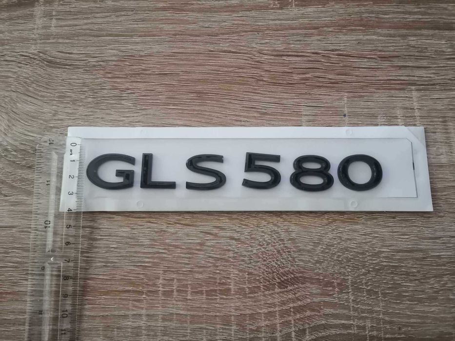 черен надпис нов стил Mercedes Benz GLS 580