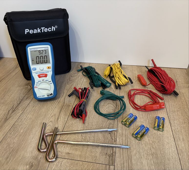 Aparat masurare rezistenta impamantare Peaktech P2700