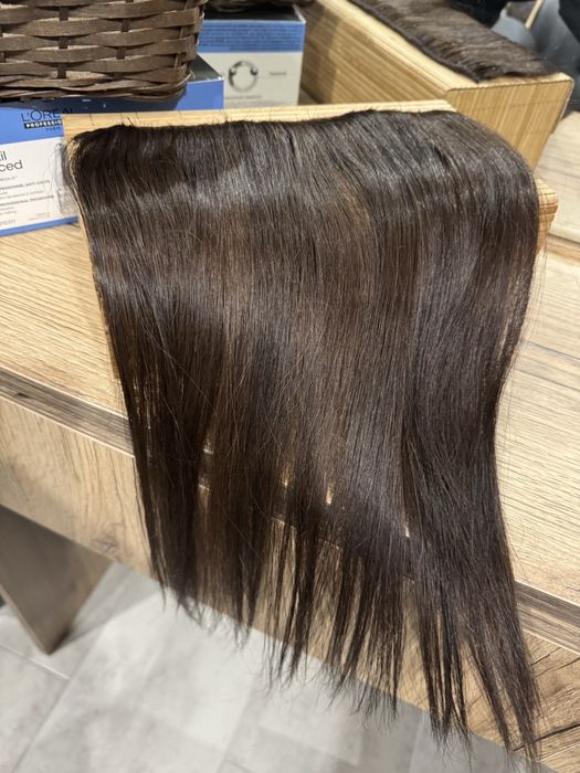 ЕСТЕСТВЕНА КОСА на треса готова за поставяне