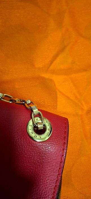 LOUIS VUITTON 'Monogram Canvas Saint Placide Cerise' В Червено