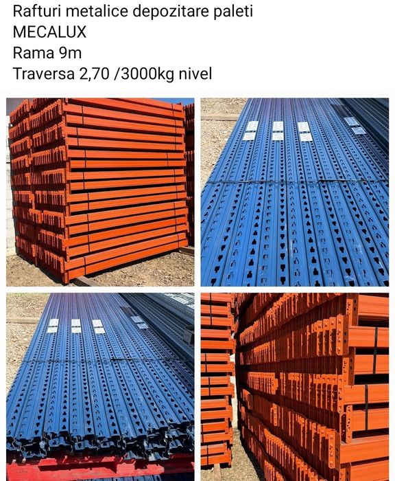 Rafturi metalice industriale depozitare paleti