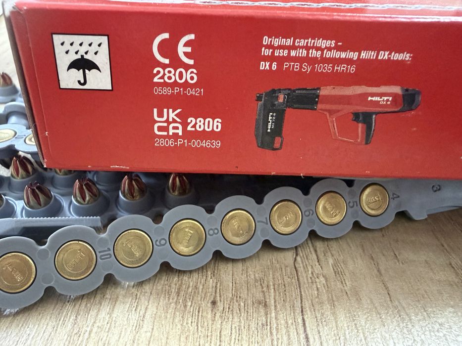 Cuie hilti DX, capse, spit pulsa, toua