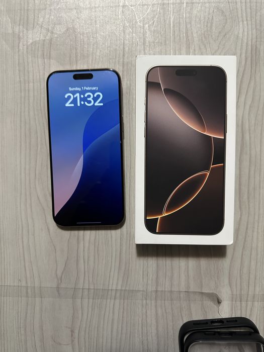 Iphone 16 pro max 512 gb desert titanium 93% sanatatea bateriei