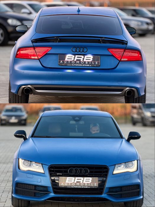 • Audi A7 2012 3.0 Quattro 300 cp / S-line / Evacuare inox cu clapetă / Parc Auto • RATE • Garanție •