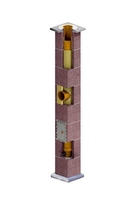 Cos fum ceramic profesional LEIER,transport INCLUS,diam 20cm,h7m+CADOU