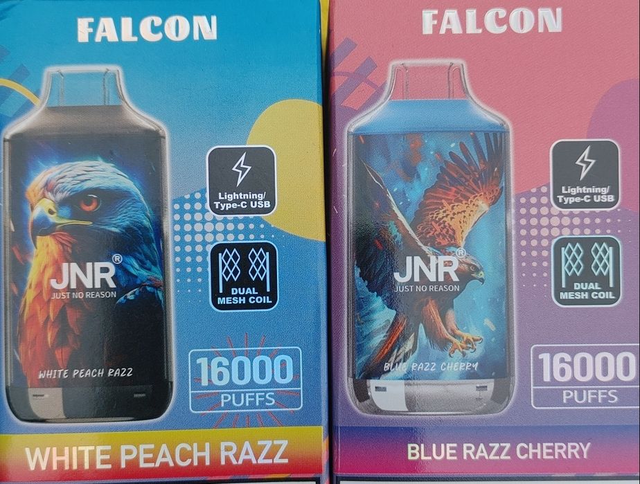 JNR falcon 16 k pufuri / JNR falcon X 18 k pufuri stoc nou