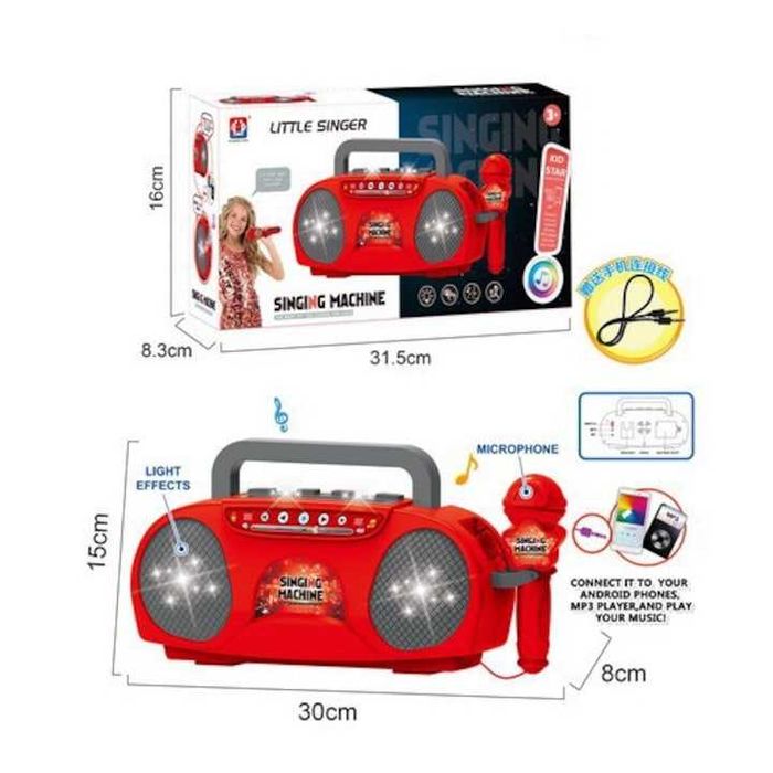 Касетофон с микрофон за караоке