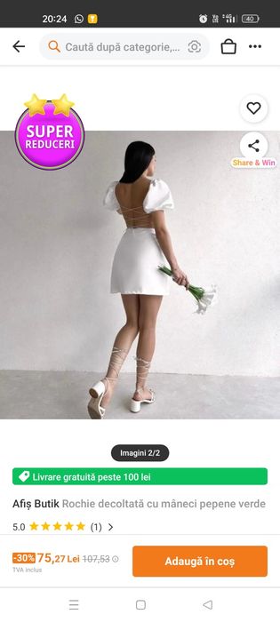Rochie cununie civilă