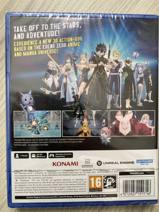 Jocuri Edens&Zero PS5&Xbox seria X