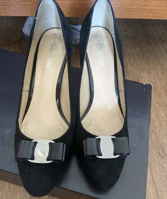 Туфли натуральная замша