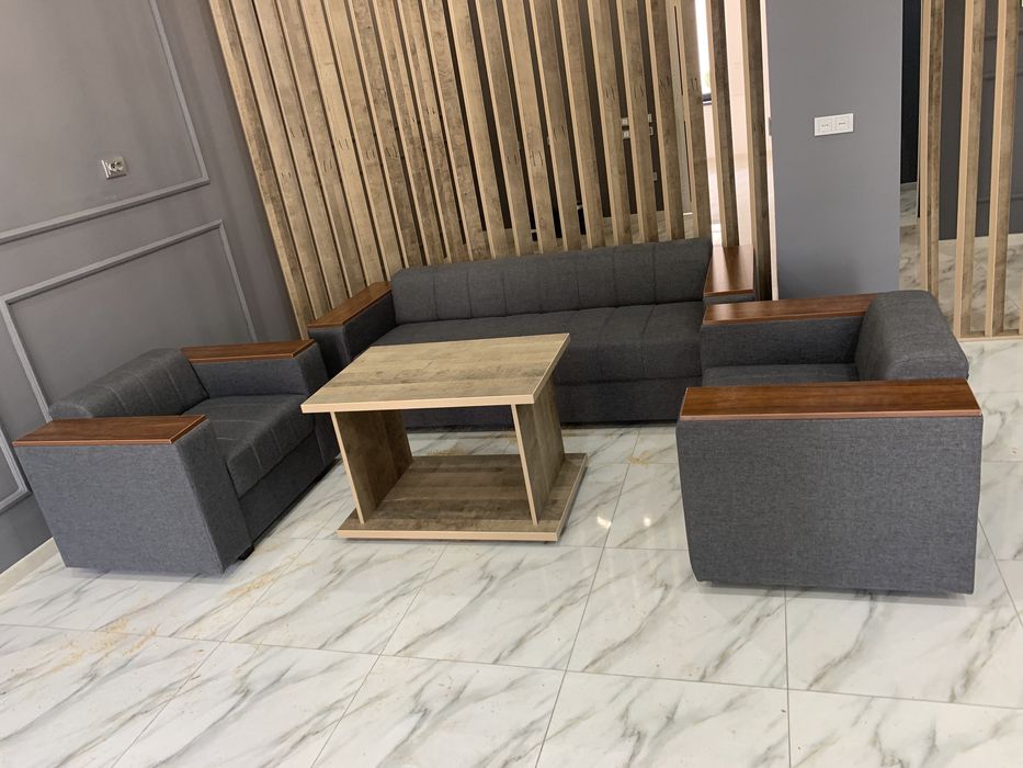 Диван с креслом хай-тек стиле доставка и вывоз бесплатно