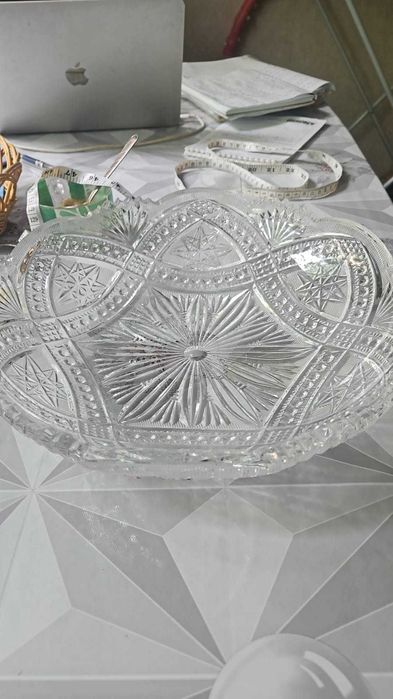 Хрустальная ваза для фруктов