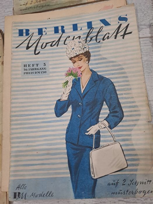 Моден журнал "БОЖУР" ;МОДА, Pramo, Berlins Modenblatt