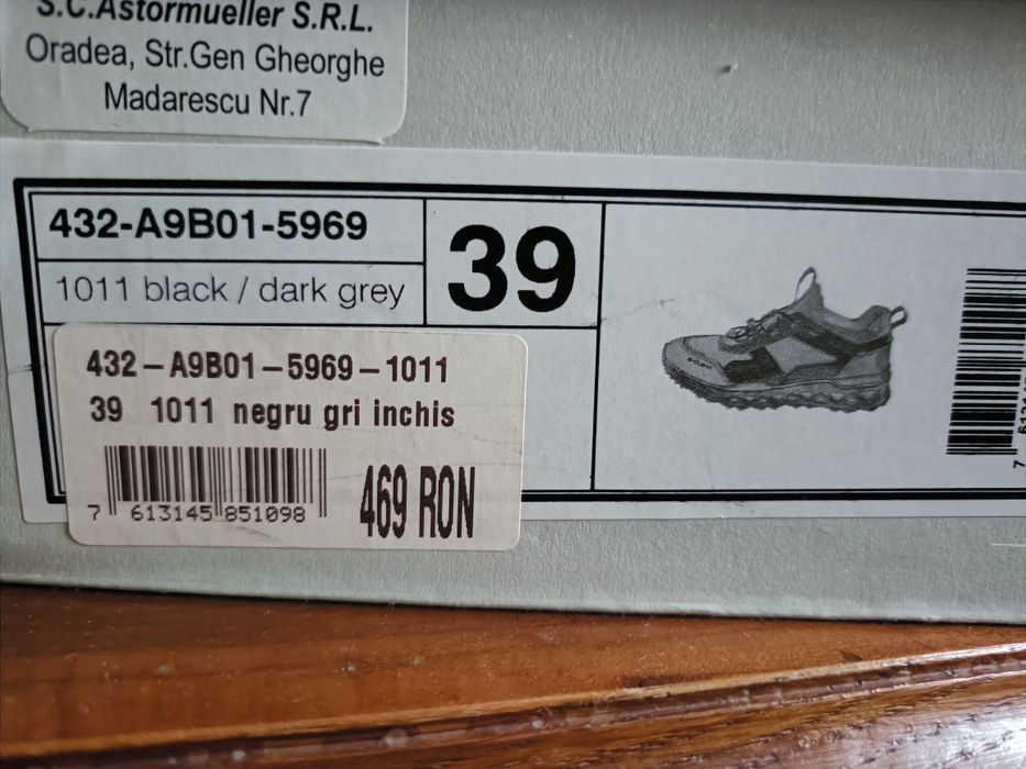 Adidași sport exterior Bugatti femei, noi, gri negru, 39, elastic lace