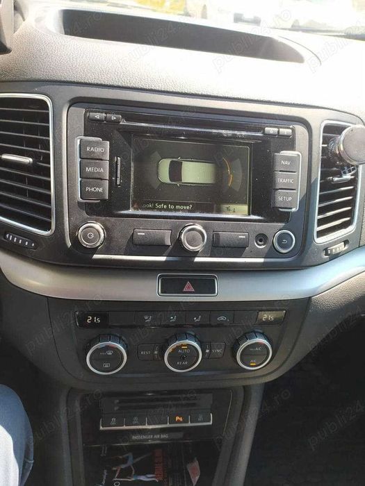 VW Sharan 2013, 2.0 TDI, 115 CP, 5 Locuri, Euro 5  Istoric Transparent