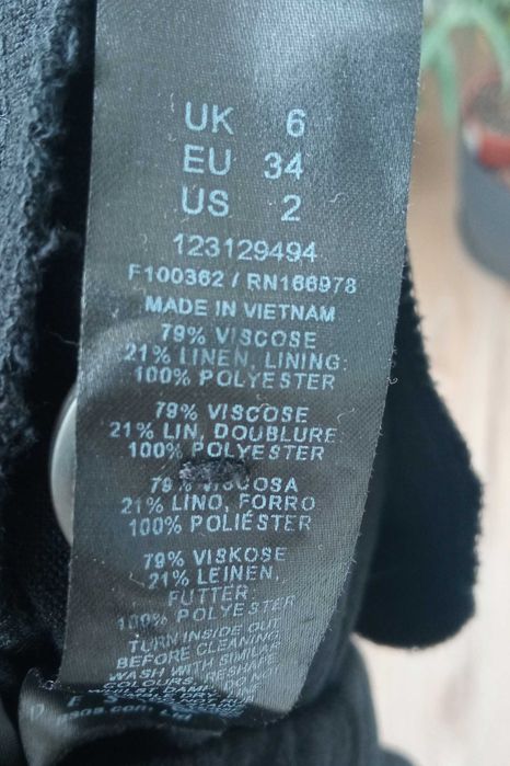 Pantaloni talie inalta, cu in
