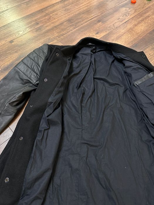 Religion - мъжко вълнено яке с кожа