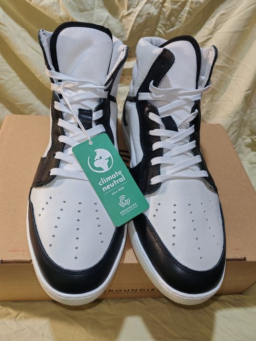 Високи мъжки кецове от естествена кожа GROUNDIES №45