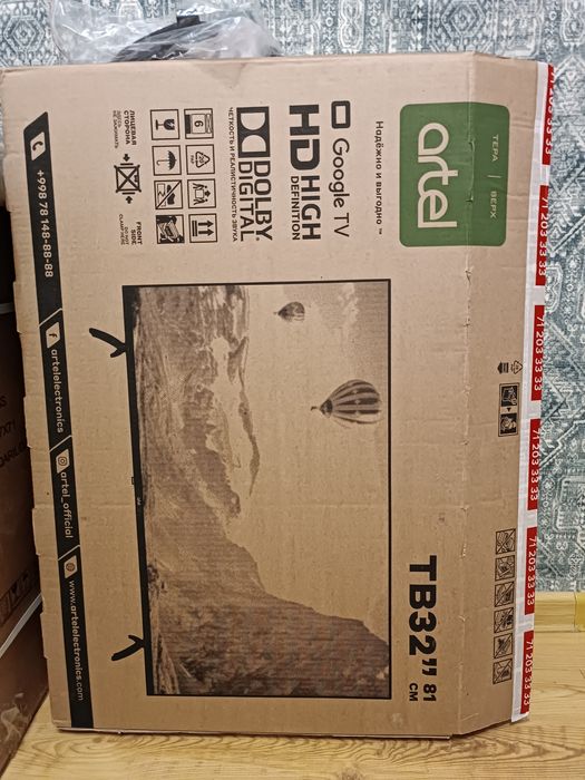 Продается новый смарт телевизор артель