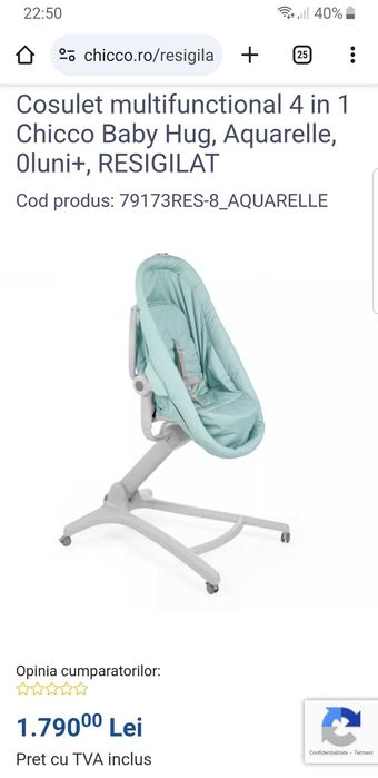 Cosulet bebe chicco, 4 in 1