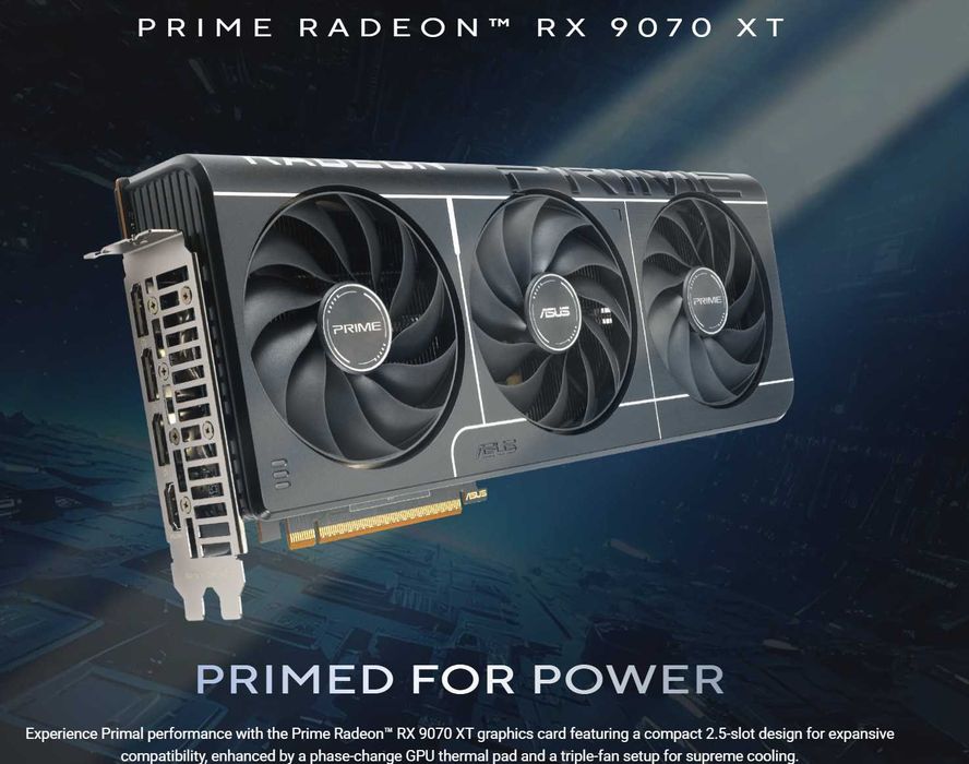 Видеокарта AMD 9070 XT 16GB GDDR6