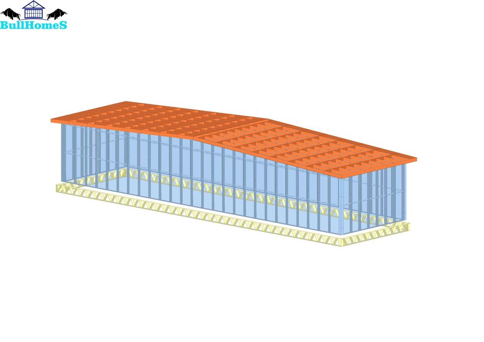 Бунгало,Павилион,Склад,Модулни,Преместваеми-62.4м² - 15.6м х 4м