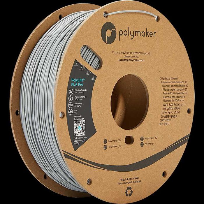 Филамент PolyLite™ PLA Pro | Polymaker | 1.75мм 1кг - 3D печать