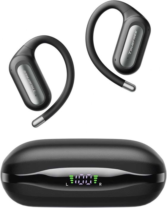 Bluetooth 6.0 слушалки Truefree DS1 Open-Ear – 40ч батерия, Смарт App