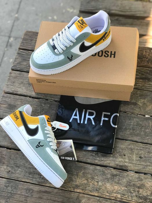 Nike AF1 low venom wmns white/teal