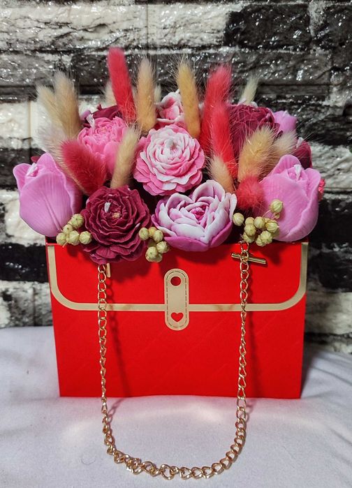 Aranjament flori ceara soia