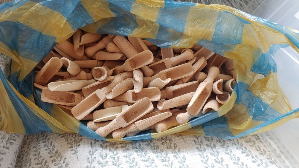 Дървени лъжички за подправки