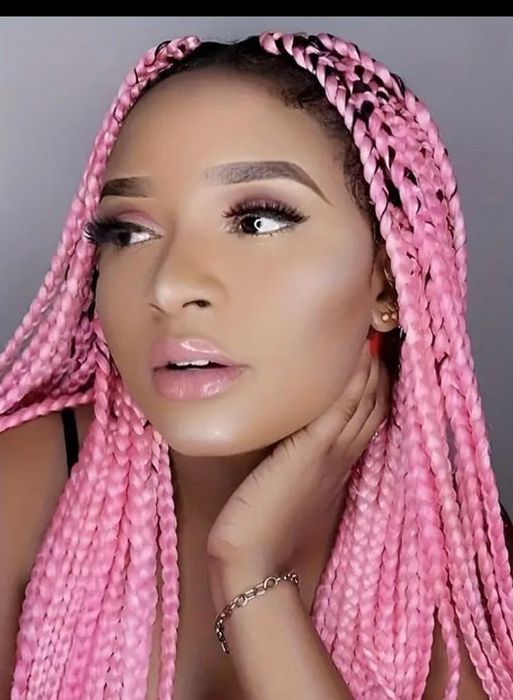 Codite Afro box braid ponytail coada extensii cornrows dreadlocks