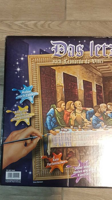 Pictură pe numere Cina cea de taină 40X80 cm