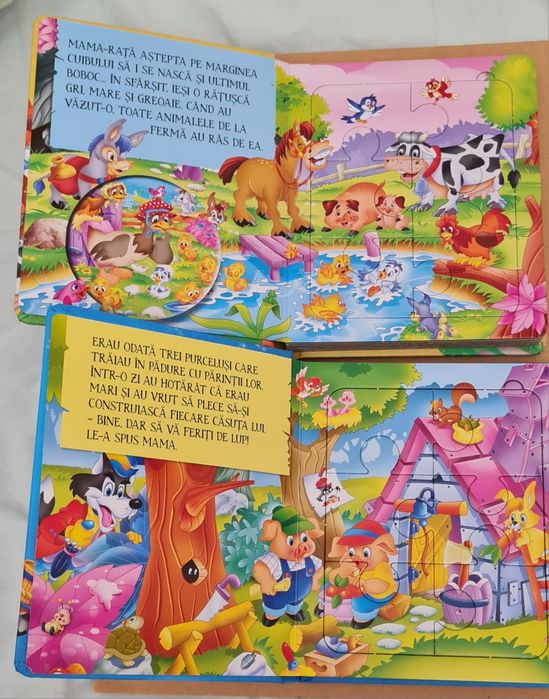 Carti cu puzle de la Girasol - 4 variante - 3 ani+