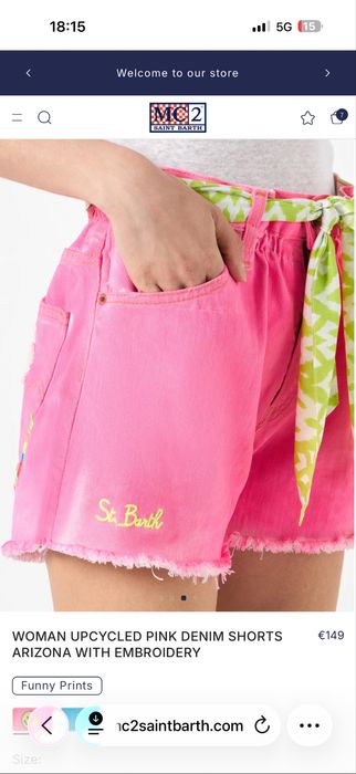 Дънкови панталони на марката MC2 Saint Barth