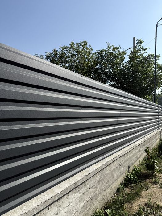 Tablă Cutată Gard RAL 7016 Gri Antracit Mat 35P 0.5MM 3M 4M 5M 6M